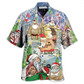 Hawaiian Shirt / Adults / S Tattoo Cool Santa Claus Christmas - Hawaiian Shirt - Reefox