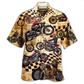 Hawaiian Shirt / Adults / S Motorcycle Some Need Therapy I Have My Motorcycle I'm Happy - Hawaiian Shirt - Reefox