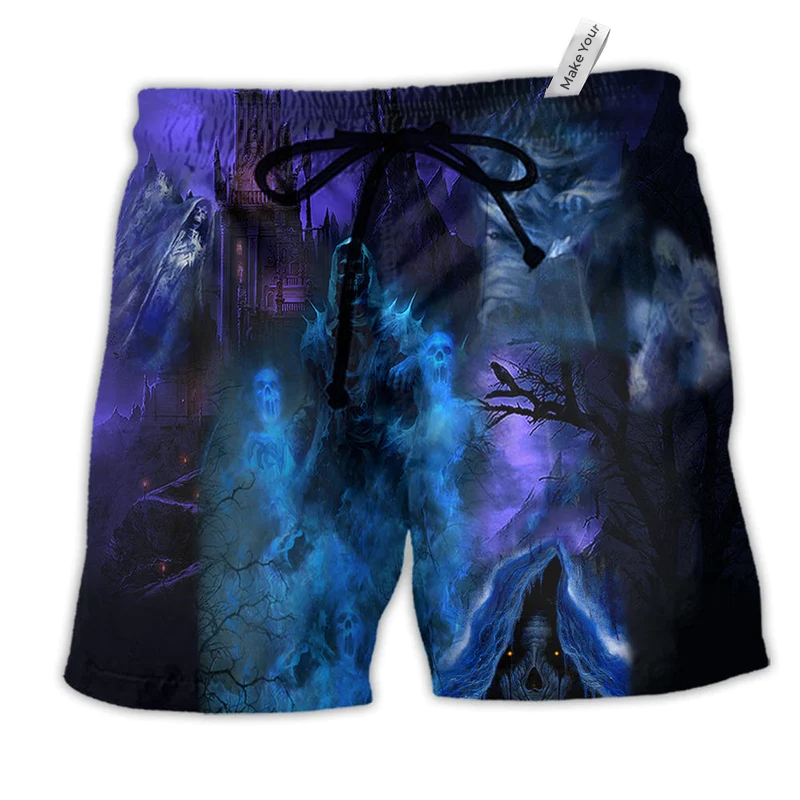 Beach Short / Adults / S Halloween It's Skoopy Season - Beach Short Reefox - Owls Matrix LTD