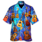 Hawaiian Shirt / Adults / S Guitar Ukulele Love Forever Style - Hawaiian Shirt - Reefox