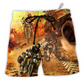 Beach Short / Adults / S Motorcycle Cool Road - Beach Short Reefox - Owls Matrix LTD