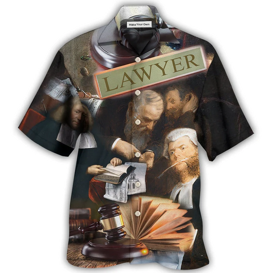 Hawaiian Shirt / Adults / S Lawyer Serious Style - Hawaiian Shirt - Reefox