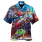 Hawaiian Shirt / Adults / S Motorcycle Amazing Cool Racing - Hawaiian Shirt - Reefox
