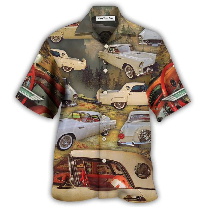 Hawaiian Shirt / Adults / S Car Amazing Mountain - Hawaiian Shirt - Reefox