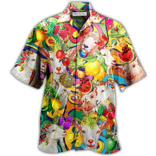 Hawaiian Shirt / Adults / S Farm Animals Awesome Family - Hawaiian Shirt - Reefox