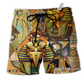 Beach Short / Adults / S Egypt Life Of Egyptian Pyramids - Beach Short Reefox - Owls Matrix LTD