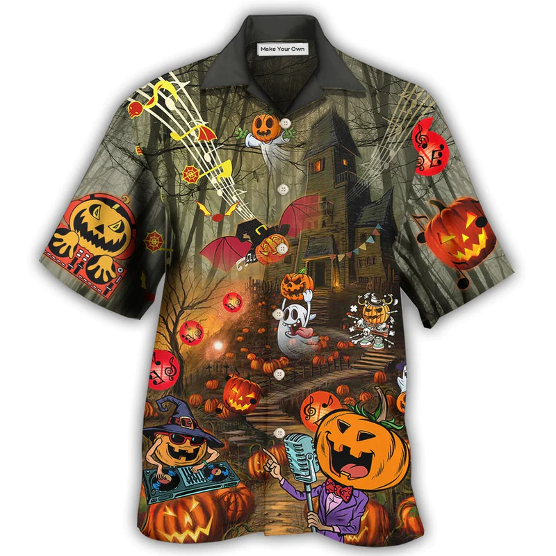 Hawaiian Shirt / Adults / S Halloween Fantasy Party Music Cool - Hawaiian Shirt - Reefox