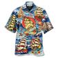 Hawaiian Shirt / Adults / S Sailing Lets Go Somewhere Stars Kiss The Ocean - Hawaiian Shirt - Reefox