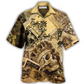 Hawaiian Shirt / Adults / S Skull Amazing Ace Gambling - Hawaiian Shirt - Reefox
