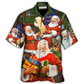 Hawaiian Shirt / Adults / S Christmas Santa Claus Gift For Xmas Art Style - Hawaiian Shirt - Reefox