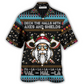 Hawaiian Shirt / Adults / S Viking Christmas Deck The Halls With Axes And Shields - Hawaiian Shirt - Reefox