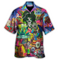 Hawaiian Shirt / Adults / S Hippie Skull Cool Life - Hawaiian Shirt - Reefox