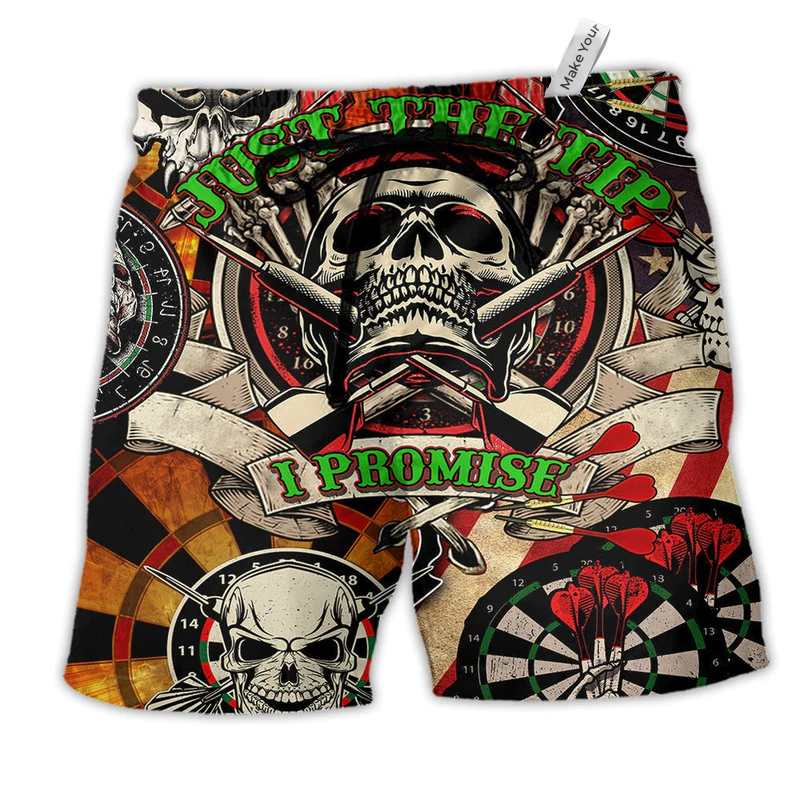 Beach Short / Adults / S Dart Just The Tip I Promise - Beach Short Reefox - Owls Matrix LTD