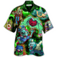 Hawaiian Shirt / Adults / S Zombie Eat Brains You're Safe - Hawaiian Shirt - Reefox