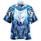 Hawaiian Shirt / Adults / S Wolf Blue Cool - Hawaiian Shirt - Reefox
