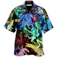 Hawaiian Shirt / Adults / S Dragon Neon Love Life Neon Style - Hawaiian Shirt - Reefox