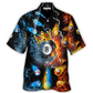 Hawaiian Shirt / Adults / S Billiard Fire And Water No 8 - Hawaiian Shirt - Reefox