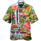 Hawaiian Shirt / Adults / S Flamingo Beautiful Landscape - Hawaiian shirt - Reefox