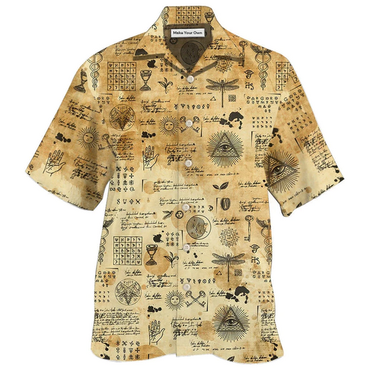 Hawaiian Shirt / Adults / S Egypt Alchemy Egypt In The Art - Hawaiian Shirt - Reefox