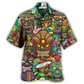 Hawaiian Shirt / Adults / S Tiki With Tropical Style - Hawaiian Shirt - Reefox