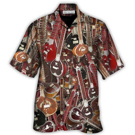 Hawaiian Shirt / Adults / S Sitar I'm Awesome I Play Sitar Music - Hawaiian Shirt - Reefox