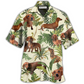 Hawaiian Shirt / Adults / S Dachshund Tropical Leaf Lovely - Hawaiian Shirt - Reefox