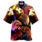 Hawaiian Shirt / Adults / S Eagle In Farm Mix Neon - Hawaiian Shirt - Reefox