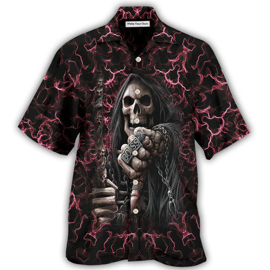 Hawaiian Shirt / Adults / S Skull Your First Mistake - Hawaiian Shirt - Reefox