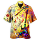 Hawaiian Shirt / Adults / S Guitar Love Butterfly - Hawaiian Shirt - Reefox