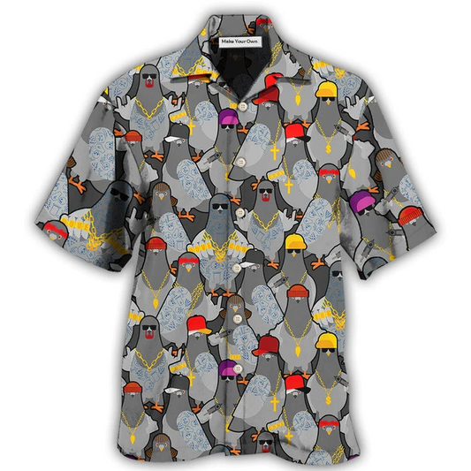 Hawaiian Shirt / Adults / S Dove Luxury Cool Style - Hawaiian Shirt - Reefox