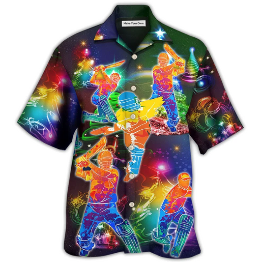 Hawaiian Shirt / Adults / S Christmas Life Is Better With Cricket Merry Christmas Blink Blink - Hawaiian Shirt - Reefox
