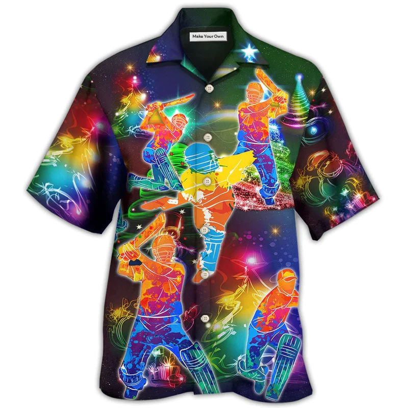 Hawaiian Shirt / Adults / S Christmas Life Is Better With Cricket Merry Christmas Blink Blink - Hawaiian Shirt - Reefox
