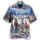 Hawaiian Shirt / Adults / S Cat Hope Chrismas Night - Hawaiian Shirt - Reefox