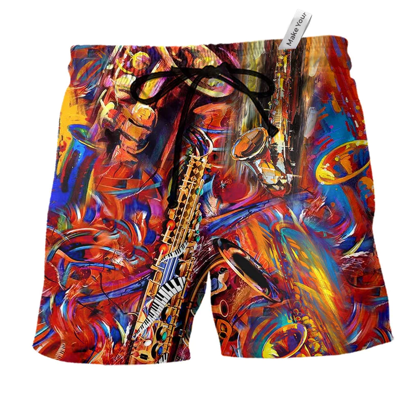 Beach Short / Adults / S Music To The Soul - Beach Short Reefox - Owls Matrix LTD