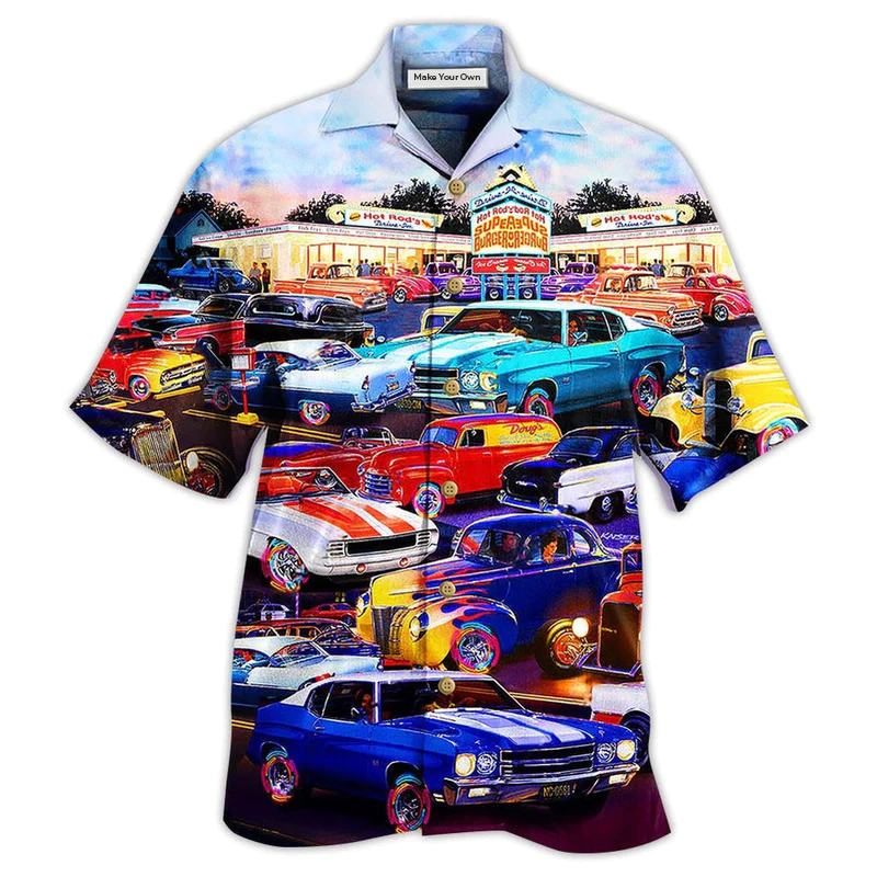 Hawaiian Shirt / Adults / S Car It's The Way I Drive - Hawaiian Shirt - Reefox