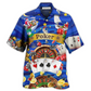 Hawaiian Shirt / Adults / S Poker Gambling Born To Play Poker Forced To Work Love Play - Hawaiian Shirt - Reefox
