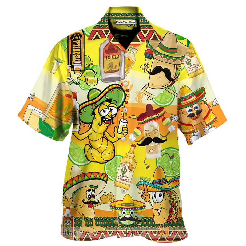 Wine Tequila Magic Water For Fun People - Hawaiian Shirt