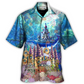 Hawaiian Shirt / Adults / S Whale Happy New Year Under Ocean - Hawaiian Shirt - Reefox