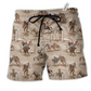 Beach Short / Adults / S Horse Style Lover Showjumping Lover - Beach Short Reefox - Owls Matrix LTD