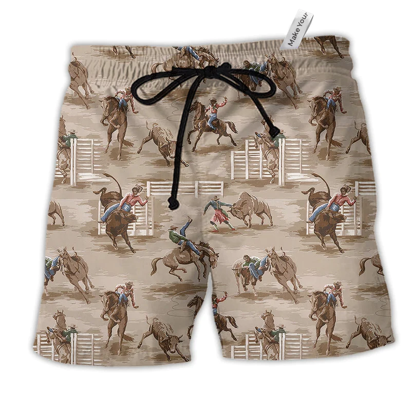 Beach Short / Adults / S Horse Style Lover Showjumping Lover - Beach Short Reefox - Owls Matrix LTD