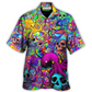 Hawaiian Shirt / Adults / S Hippie Skull Octopus Colorful Tie Dye - Hawaiian Shirt - Reefox