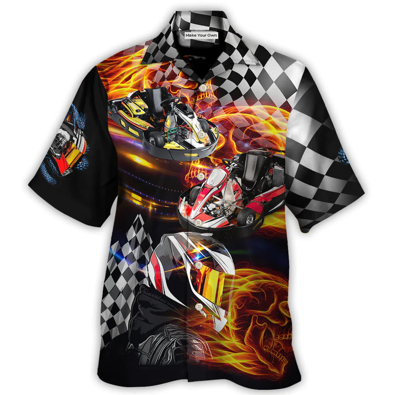 Kart Racing Let's Racing Now - Hawaiian Shirt - Reefox
