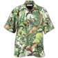 Hawaiian Shirt / Adults / S Dinosaur Jurassic Dinosaur Green Style - Hawaiian Shirt - Reefox