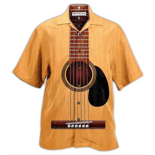 Hawaiian Shirt / Adults / S Guitar Basic Style - Hawaiian Shirt - Reefox
