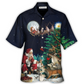 Hawaiian Shirt / Adults / S Christmas Santa Giving Christmas For Everyone Christmas Night - Hawaiian Shirt - Reefox