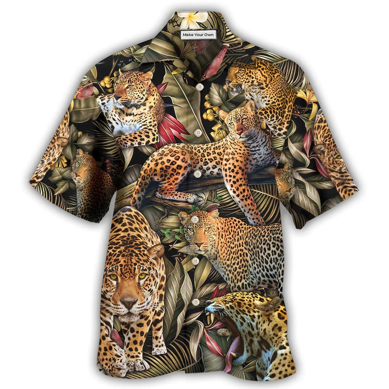 Leopard Into The Jungle - Hawaiian Shirt - Reefox
