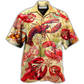 Hawaiian Shirt / Adults / S Shrimp Animals Red In The Ocean - Hawaiian Shirt - Reefox
