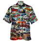 Hawaiian Shirt / Adults / S Car Summer Tropical Island Lover- Hawaiian Shirt - Reefox