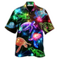 Hawaiian Shirt / Adults / S Turtle Fullcolor Neon Style Loves Ocean - Hawaiian Shirt - Reefox