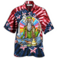 Hawaiian Shirt / Adults / S Hippie Independence Day Is Coming - Hawaiian Shirt - Reefox